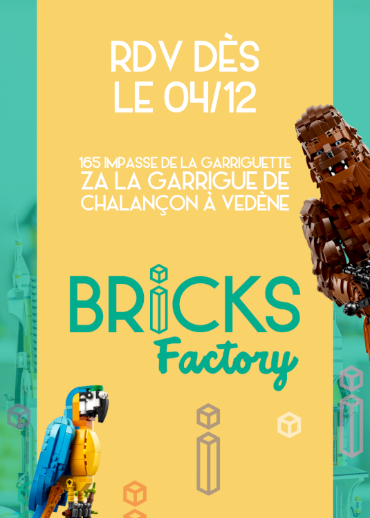 Bricks Factory ouvre ses portes le 04/12