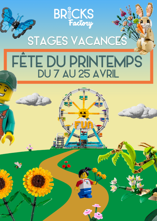 Stage vacances LEGO® du 7 au 25 Avril