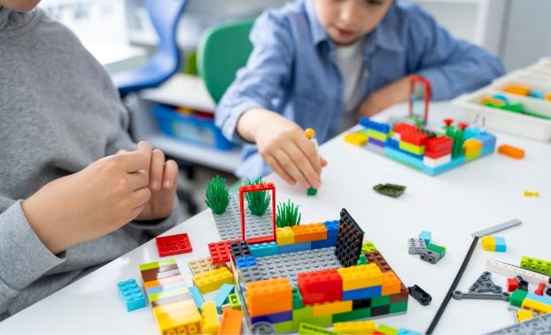 lego, classe, élève, apprentissage, atelier, école